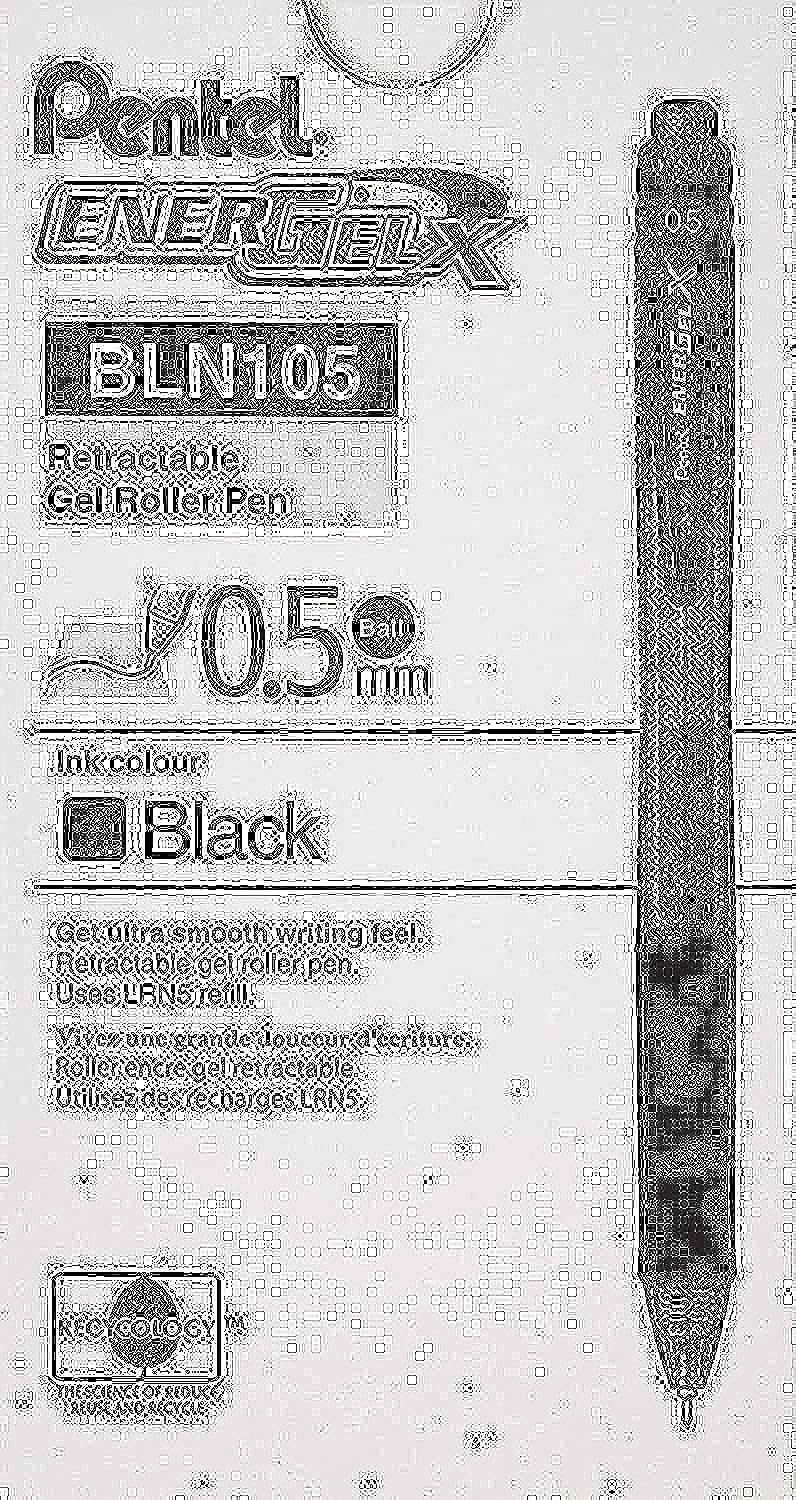 Pentel Energel Pure LRN5TL-CX Nachfüllmine, durchgefärbtes Gehäuse