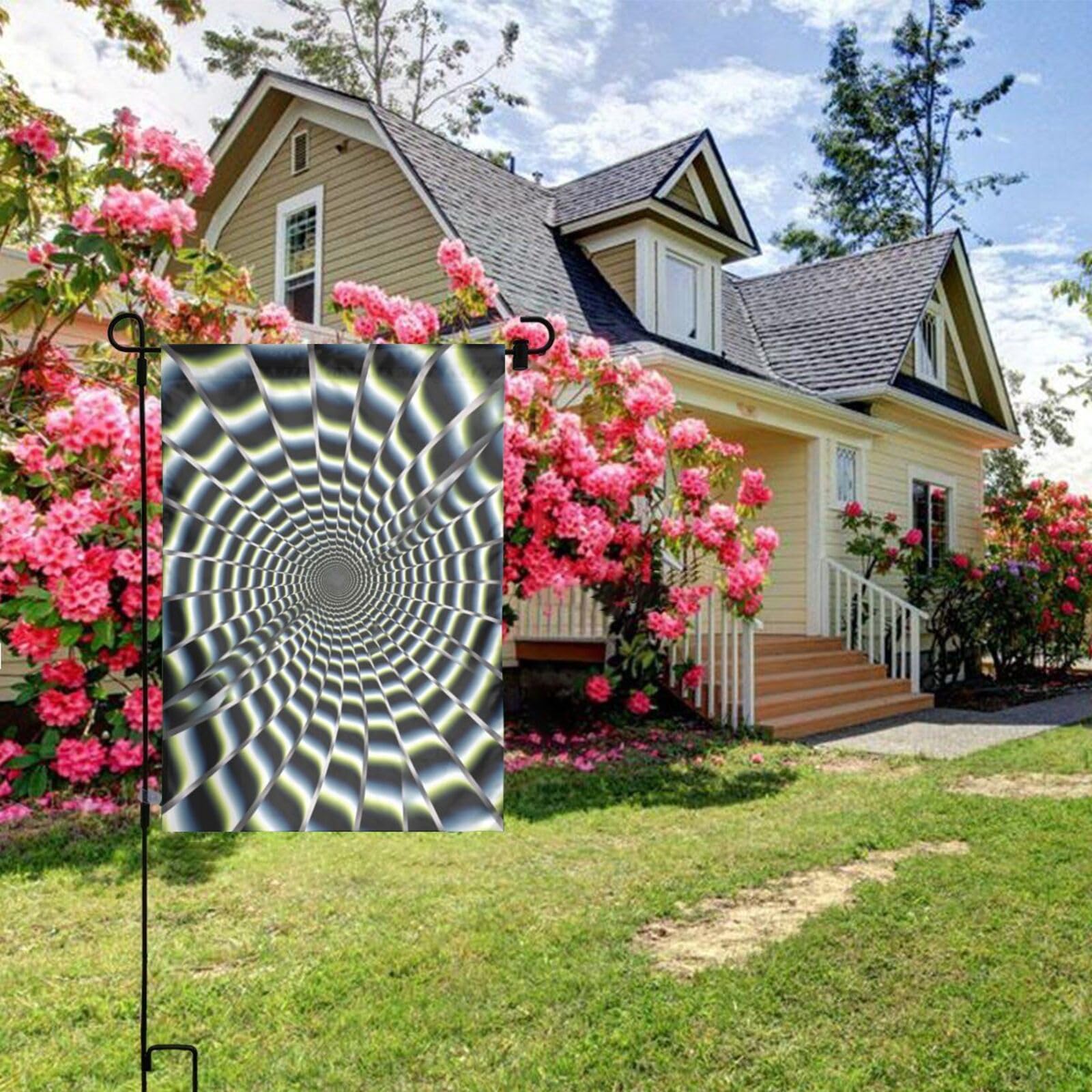 Embroidered Ohio State Garden Flag | 12x18 Nylon Outdoor Banner | Double Stitched & Fade Resistant