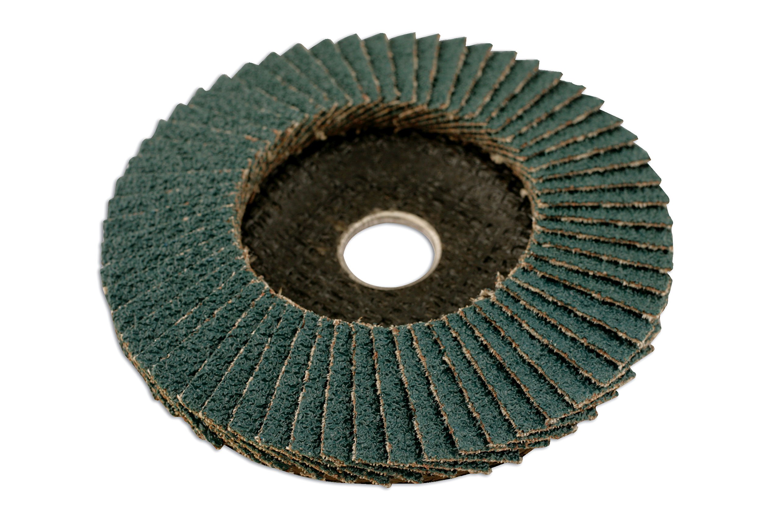 CONNECT 32083 Abracs Zirconium Flap Discs 115mm x P60 Hardware 5 Pieces