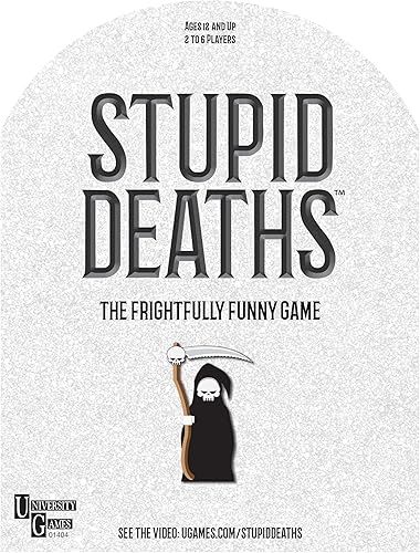 Vista 2 de University Games Stupid Deaths The Party Game, para adultos y adolescentes a partir de 12 años (01404)