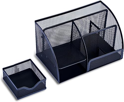 Organizador, organizador de escritorio de oficina compacto, negro (JM9068B)
