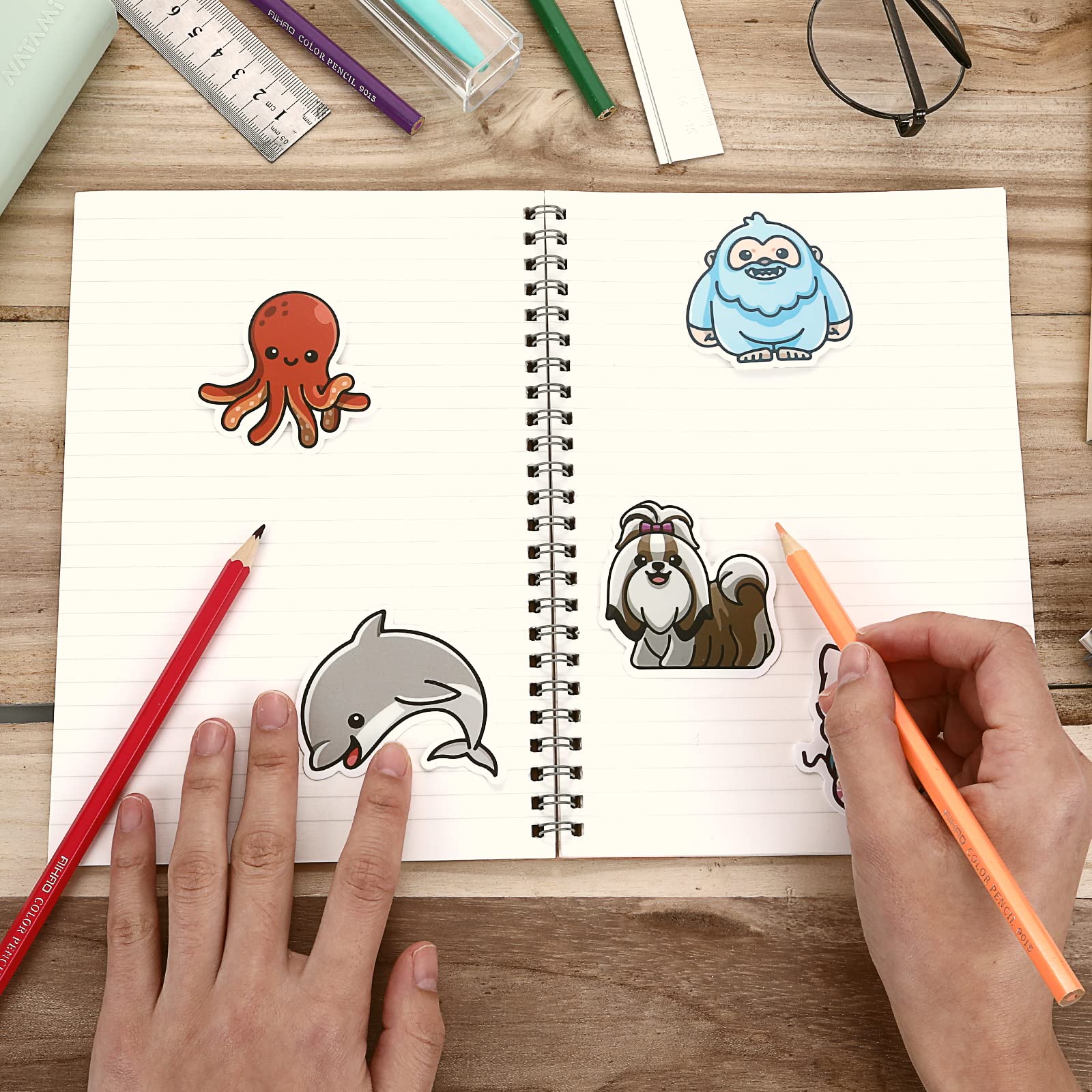Allecto Plus - 100 Stuks Grappige Hondenstickers Voor Journaling Laptop Scrapbook Waterflessen Gitaarkoffer Telefoon Snowboard Cool Huisdier Waterdicht Vinylcadeaus Allecto Plus - 100 Stuks Grappige Hondenstickers Voor Journaling Laptop Scrapbook Waterflessen Gitaarkoffer Telefoon Snowboard Cool Huisdier Waterdicht Vinylcadeaus