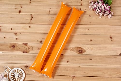 Miniatura 8 de Hooshing 40 palos de trueno Bam Bam inflables ruidosos, animadoras de plástico para animar, baloncesto, fiesta, deporte, espíritu de equipo