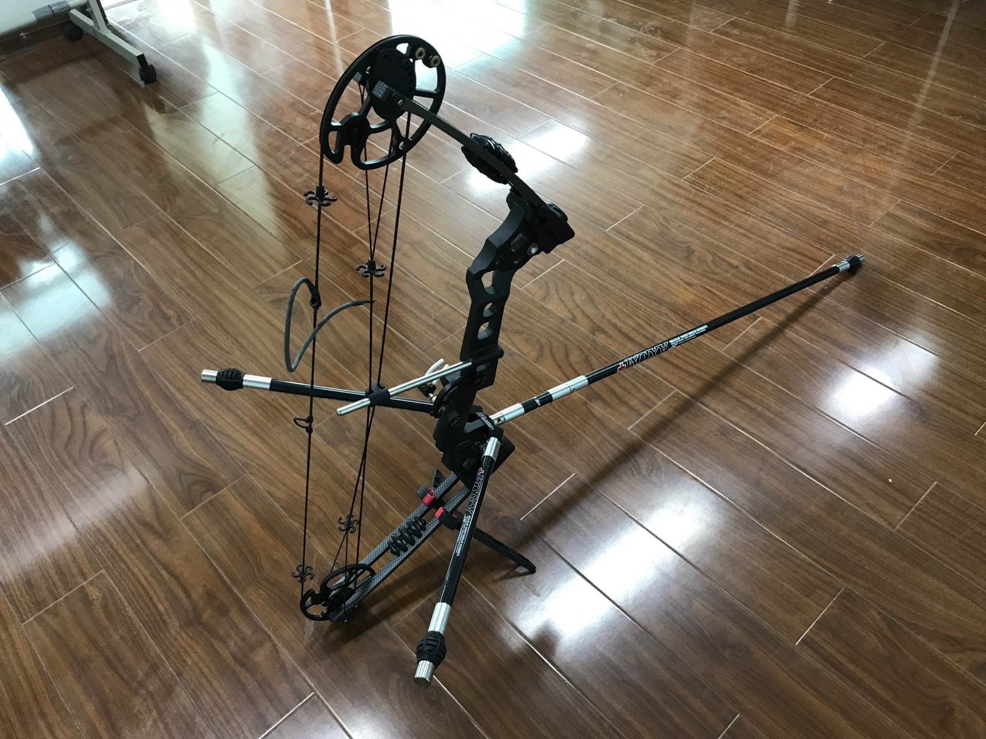 wolfman Tir à l'arc Set Stabilisateur de Barre D'équilibre Set de Tige D'équilibre D'amortisseur en Carbone Pur 3K Tige de Stabilisateur d'arc pour Arc Classique de Compétition Arc à Poulies