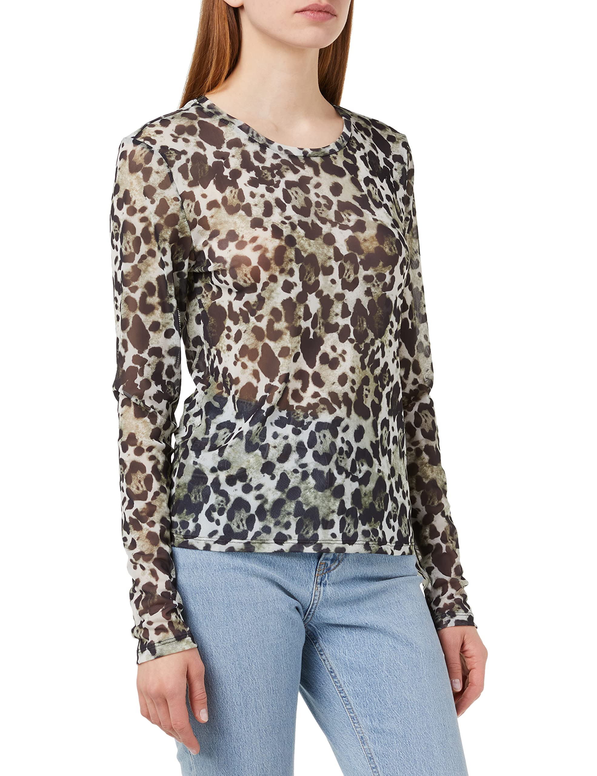 Noisy May JACKY L/S O-NECK JRS - Camicetta - black/nero
