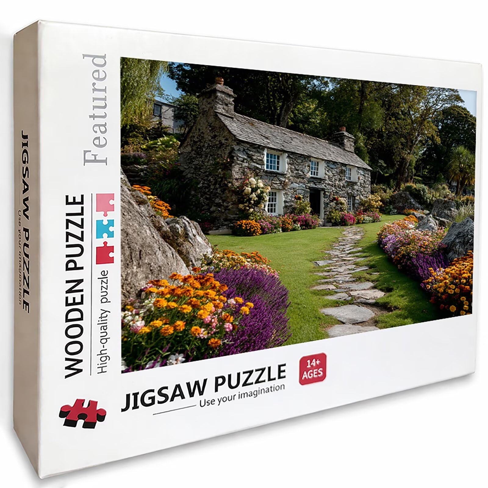 Casa Puzzle 3000 Pezzi Adulti, Puzzle Legno con Scatola 122x81cm, DIY Giochi Divertenti per Familiar, Idea Regalo Uomo e Donna, Squisita confezione Regalo, Estate Decorazioni Casa, (Flower) 5-9659