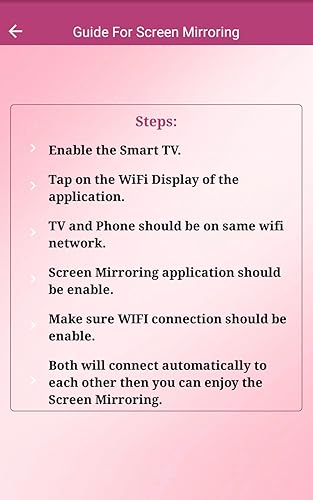 Smart TV Screen Mirroring
