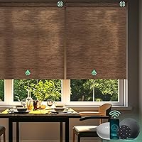 Vista 1 de Yoolax Persianas Motorizadas con Control Remoto, Persianas Inteligentes de Filtrado de Luz que Funcionan con Alexa Google Home, Cortinas Enrollables