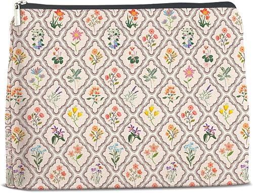 Miniatura 31 de Bolsa de maquillaje floral humor, regalos para mujer, H