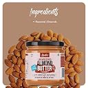 Classic Almond Butter | Smooth & Creamy | 100% Roasted Almonds | No Added Sugar, No Palm Oil | Protein-Rich Nut Butter | 350 g gallery image