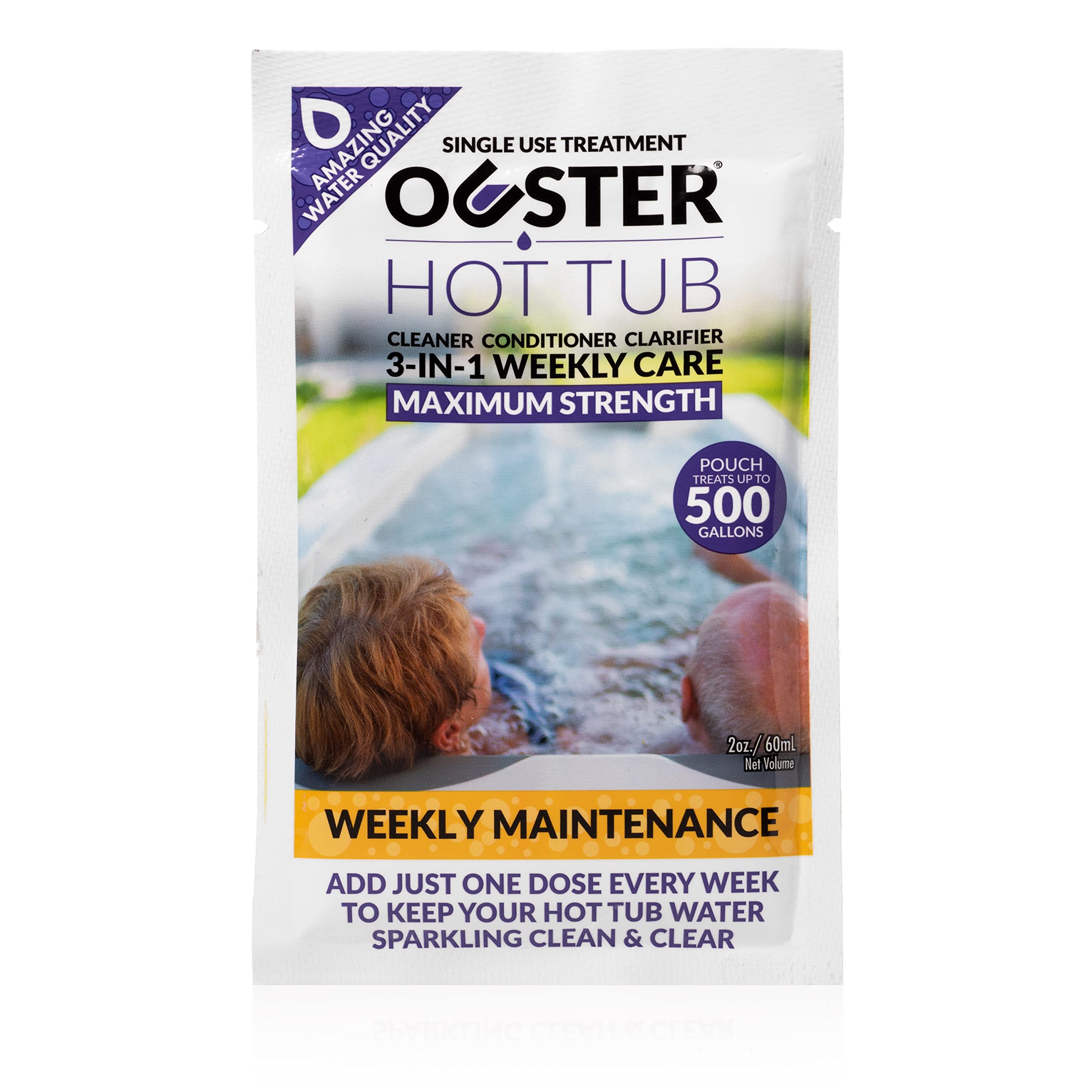 Buy Ouster Hot Tub Cleaner 3in1 Weekly Care for Portable Hot Tubs