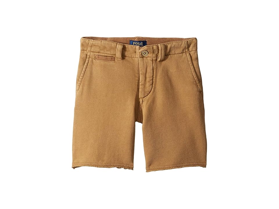 

Polo Ralph Lauren Kids Cotton French Terry Shorts (Little Kids) (Montana Khaki) Boy's Shorts, Brown