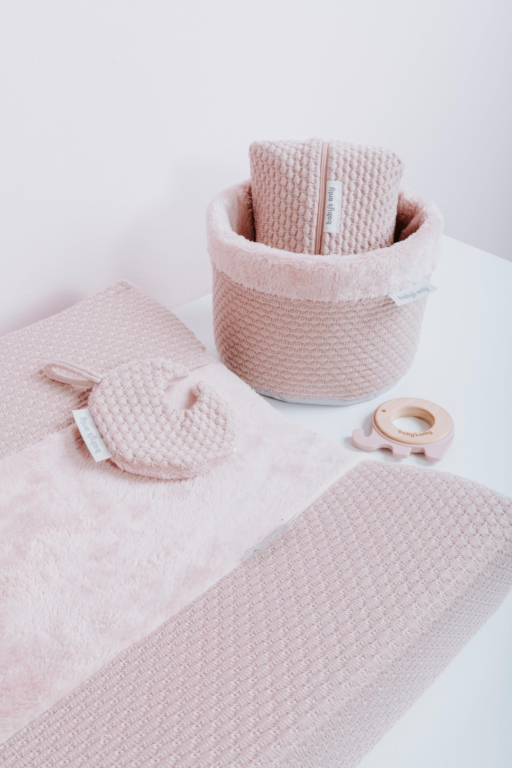 Baby's Only - Housse matelas à langer Sky - Vieux rose - 45x70 cm