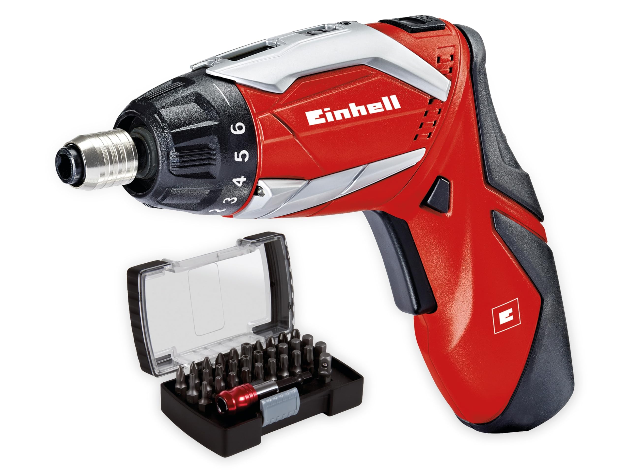 Einhell 4513495 Kit Cacciavite a Batteria Te-Sd, 3.6 Li, 3.6V, Rosso