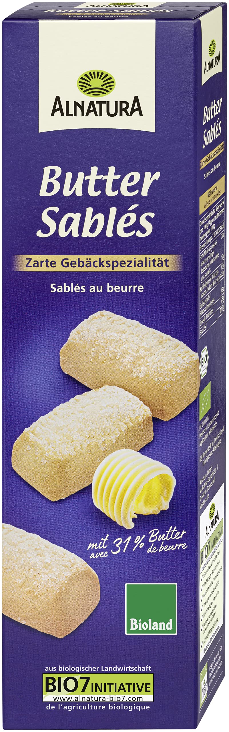 Alnatura Butter Sablés, 1 x 110 g