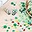 Sinyanail 3D Flower Nail Charms Set,150pcs Mixed Size Camellia Rose Resin Charms,150pcs Mixed Size and Color Leaves,100pcs Round White Pearl Beads for Women\'s Manicure Making (3-Camellia Green)