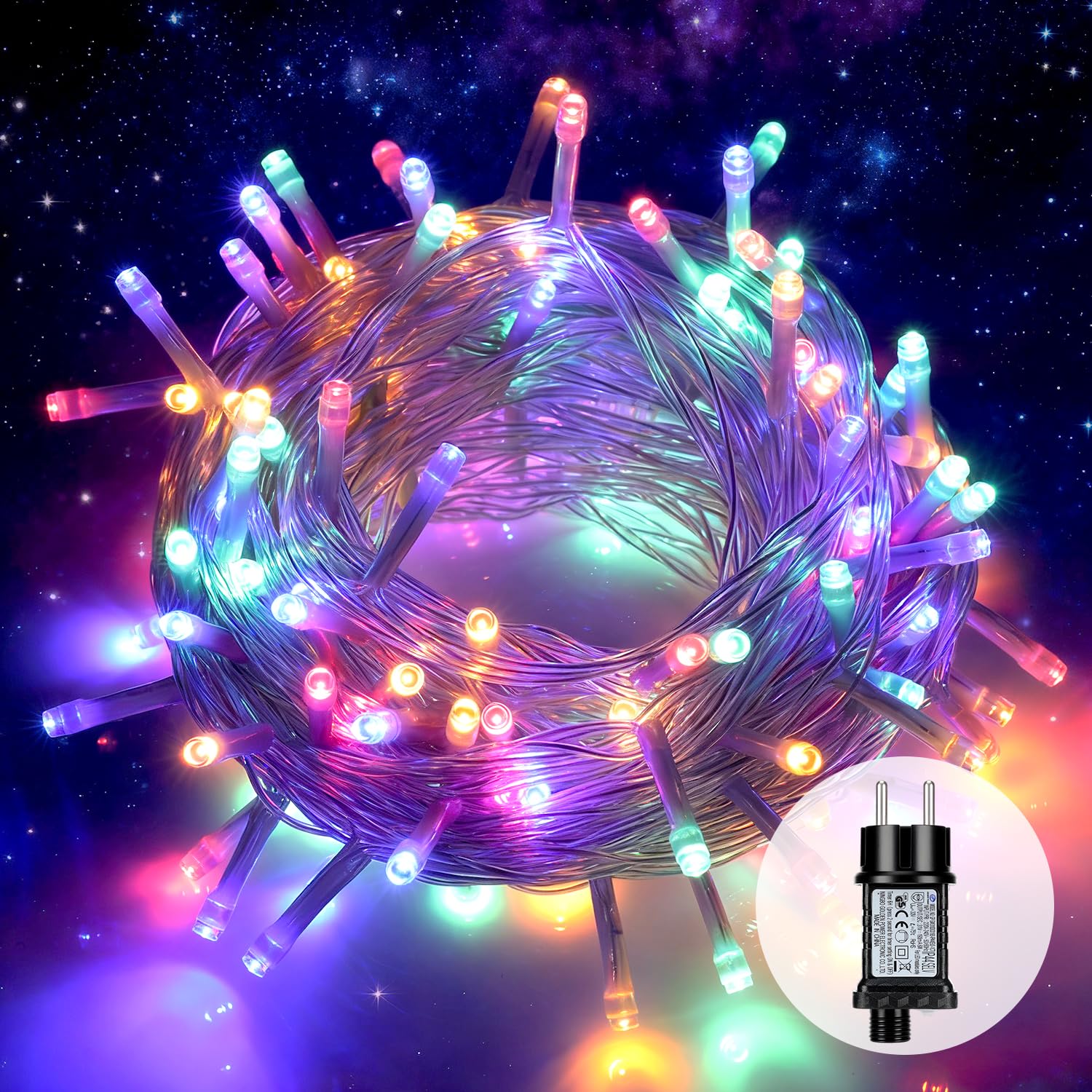 Lichterkette Weihnachtsbaum Innen Außen - 30M 300Leds Warmweiß Outdoor Lichterkette Weihnachten,8 Modi Mit Fernbedienung Timer,Ip65 Wasserdichte Weihnachtsbeleuchtung Für Garten