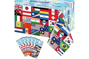 Patriotic World Flag Tablecloths for Beer Olympics