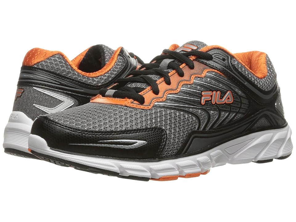 

Fila Memory Maranello 4 (Dark Silver/Black/Vibrant Orange) Men's Shoes