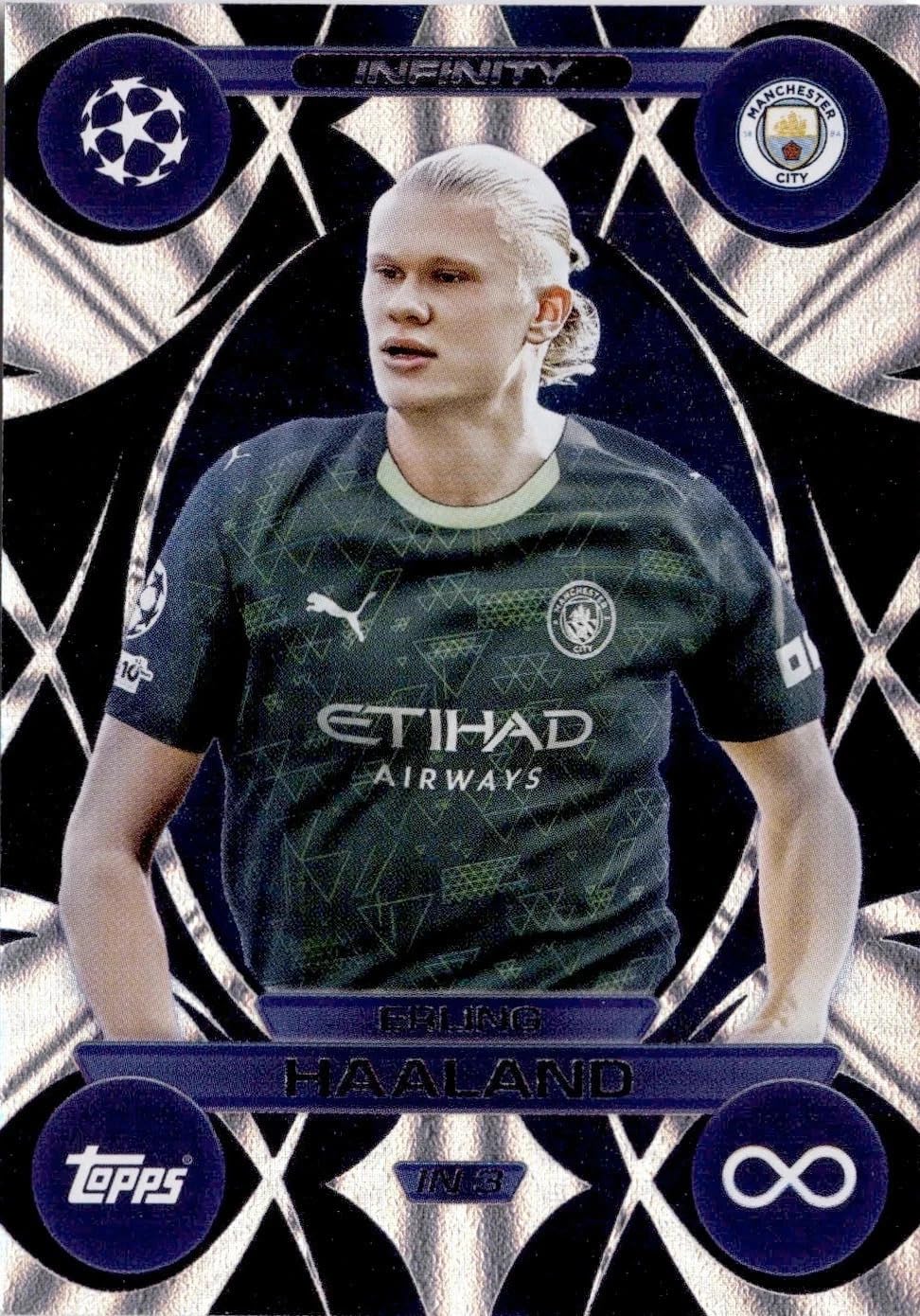 Match Attax 2025 2026 Erling Haaland Infinity Limited Edition Trading Card