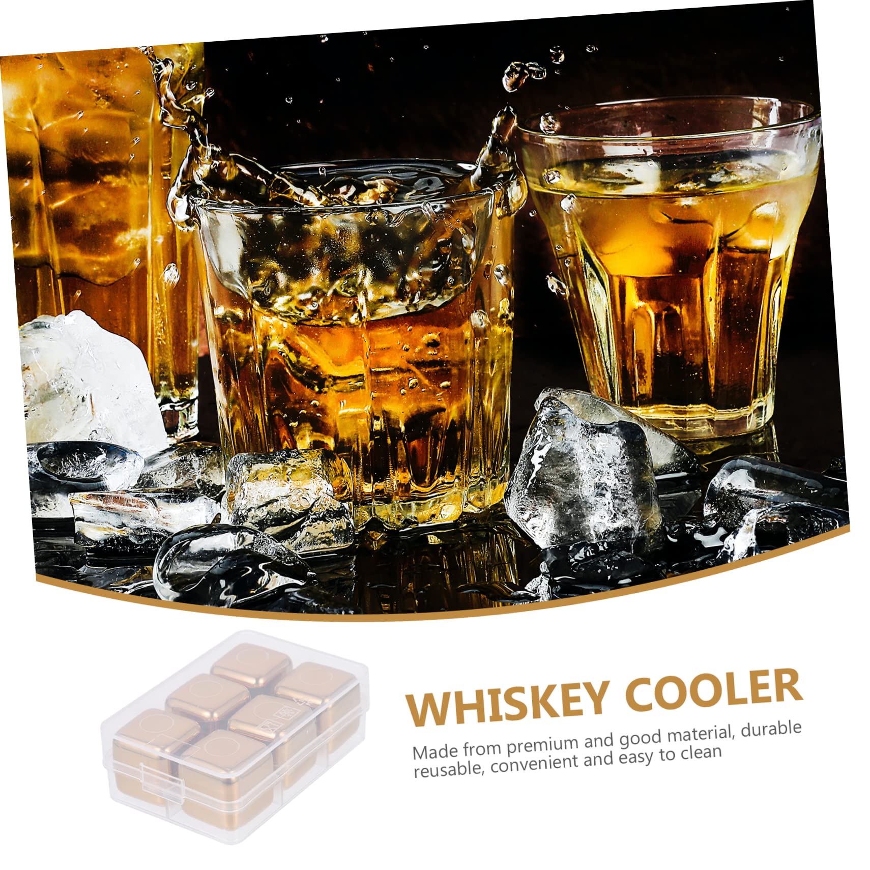 Anneome 2juegos De Reutilizables Inoxidable Para Bebidas Enfriadores De Cócteles y Vinos De Caja Sin Olores y Casa