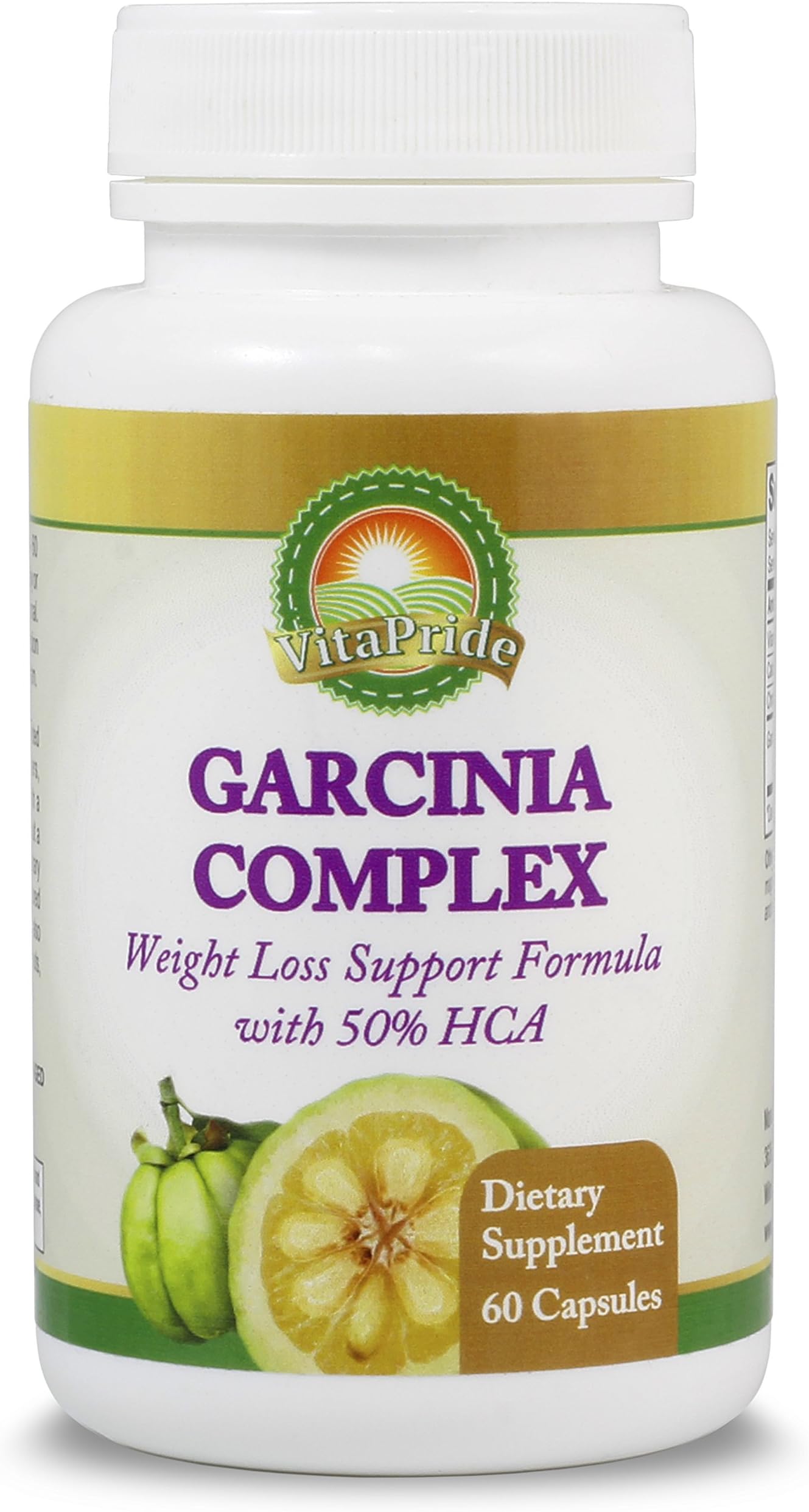 New Garcinia Cambogia (60 Count) Natural Appetite Suppressant, Weight Loss Supplement, Carb Blocker Diet Pills, and Fat Burner with Strength of HCA Extract - All Natural 60 Capsules
