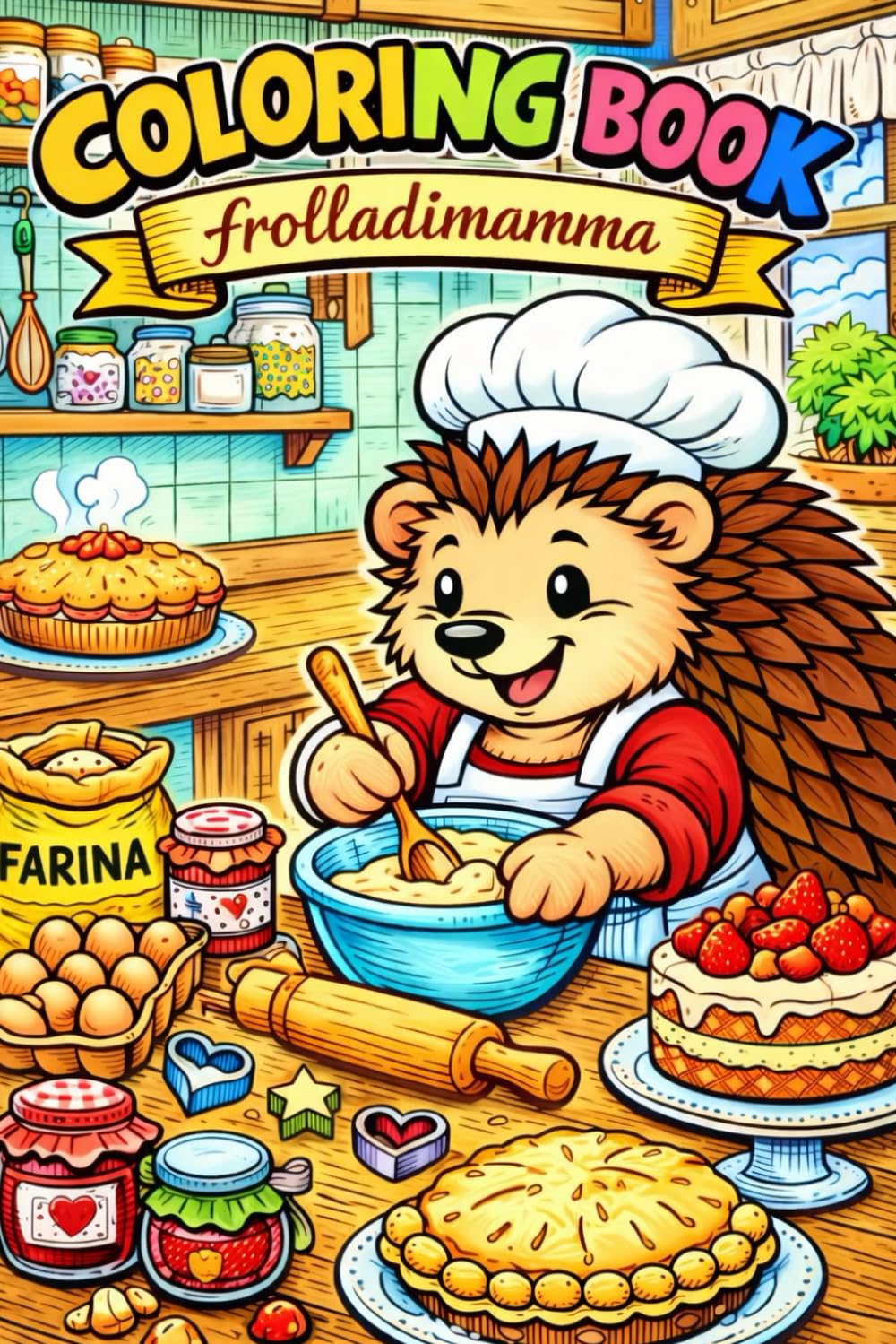 frolladimamma Coloring Book: Con più giochi e ricette (frolladimamma giochi e cucina)