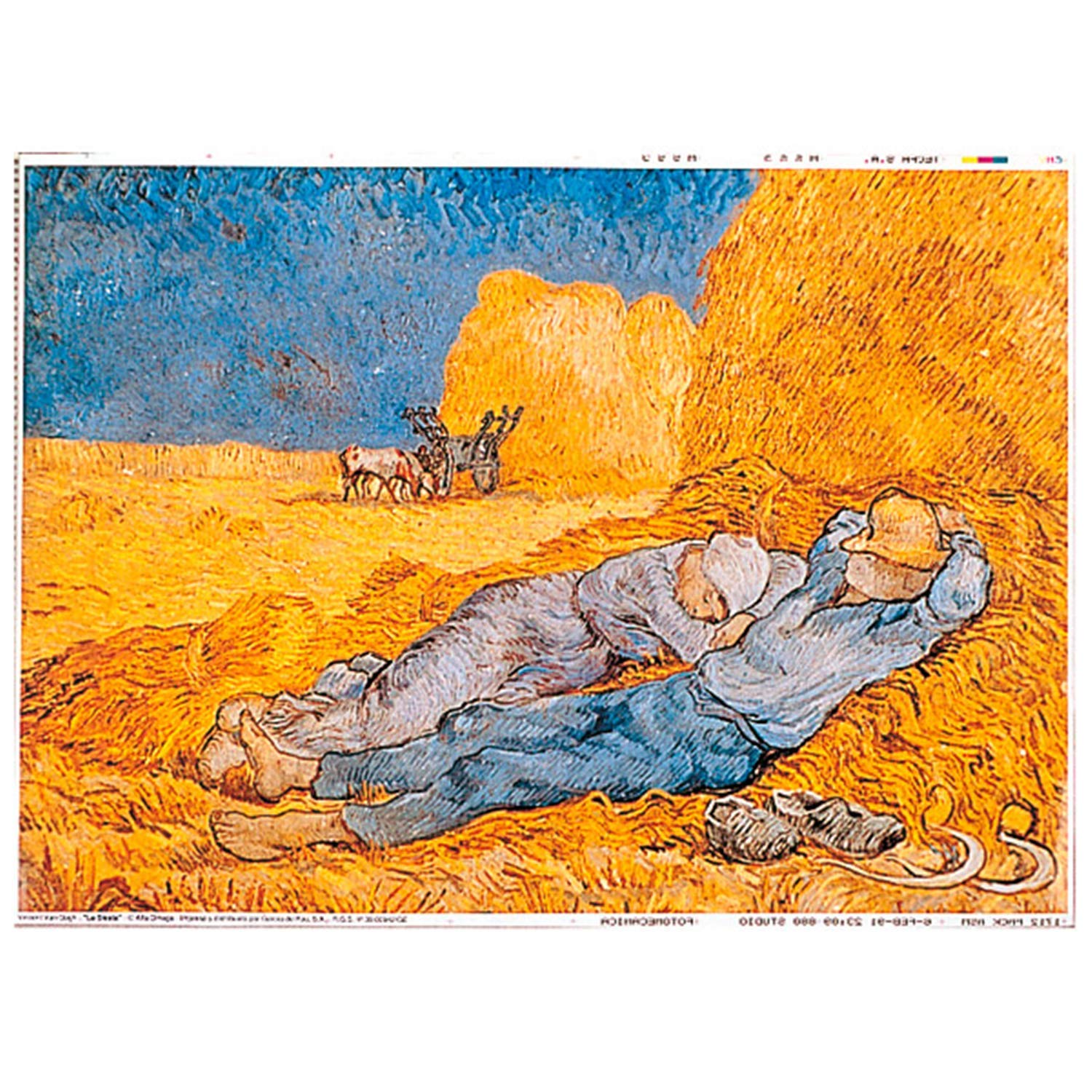 García de Pou 500 Unidades - García de Pou 105.41 Manteles de Papel Individuales La Siesta, 70 G M2, 31 x 43 cm, Multicolor