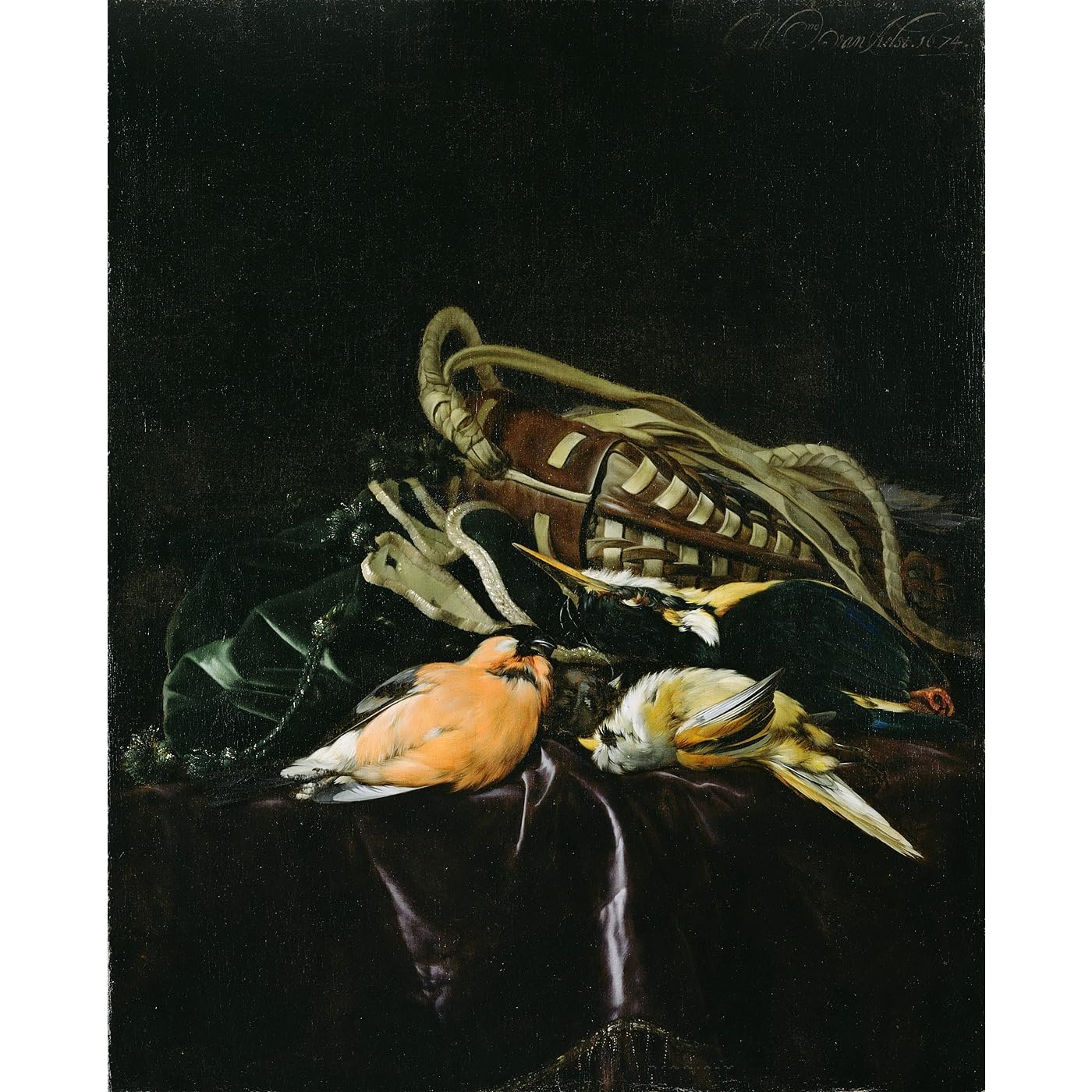 Impression giclée d'art Nature morte avec oiseau de qualité musée Getty