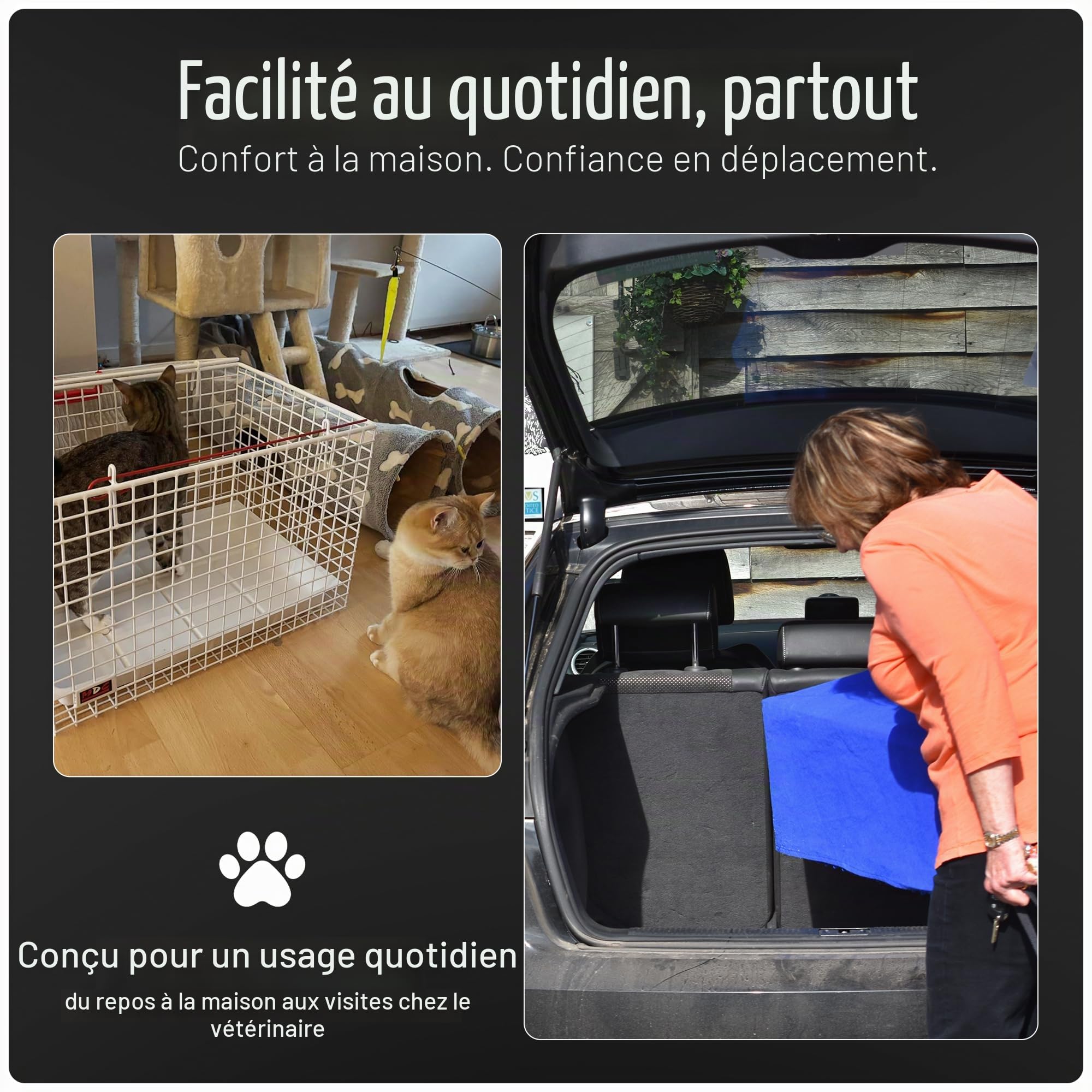 MDC Cage de transport métallique