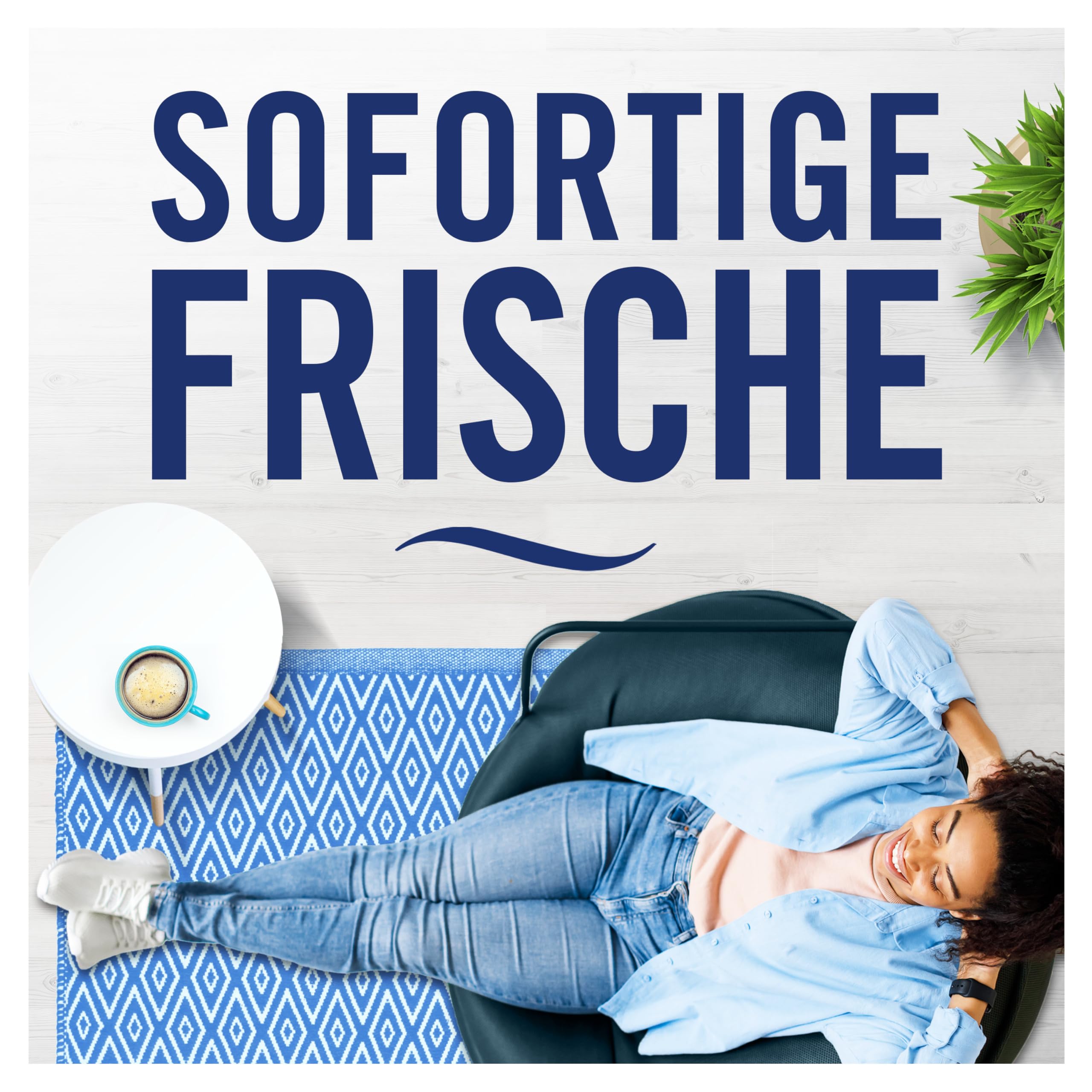Febreze Lufterfrischer Spray Aprilfrisch, 6 × 185 ml, 2-in-1 Geruchsbekämpfung & Lang Anhaltende Frische für Die Wohnung