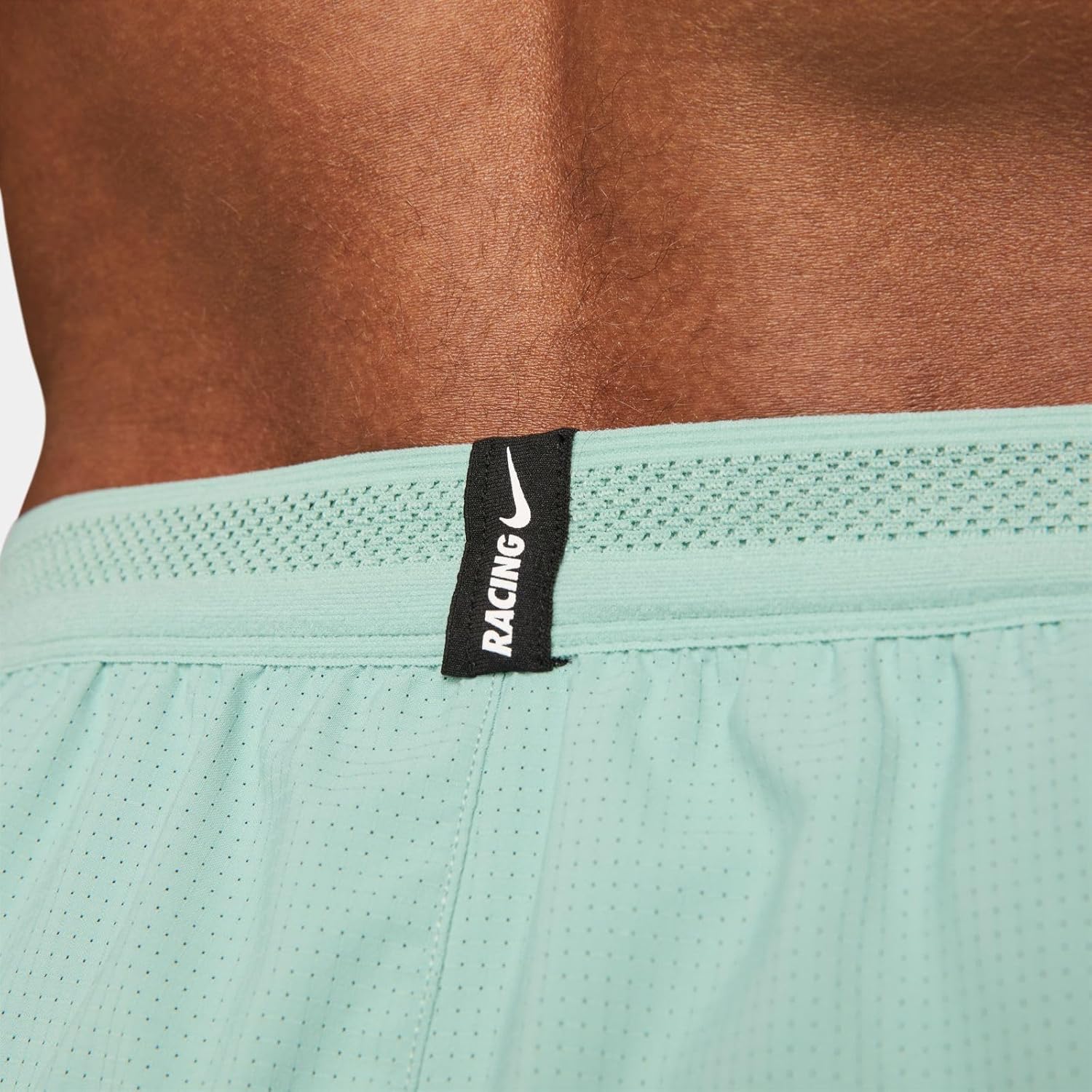 Nike Men's DRI-FIT ADV AEROSWIFT 2" Running Shorts, Mineral/Black, Large