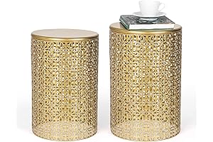 Homebeez Gold Side Tables: An Accent that Blends Style and Function