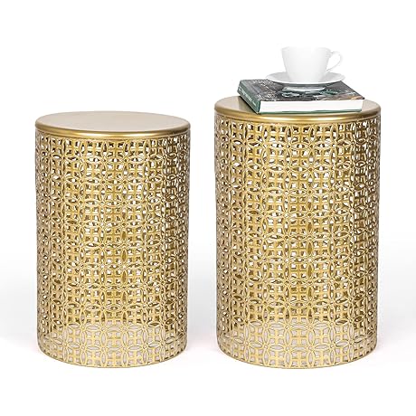 Homebeez Gold Side Tables: An Accent that Blends Style and Function
