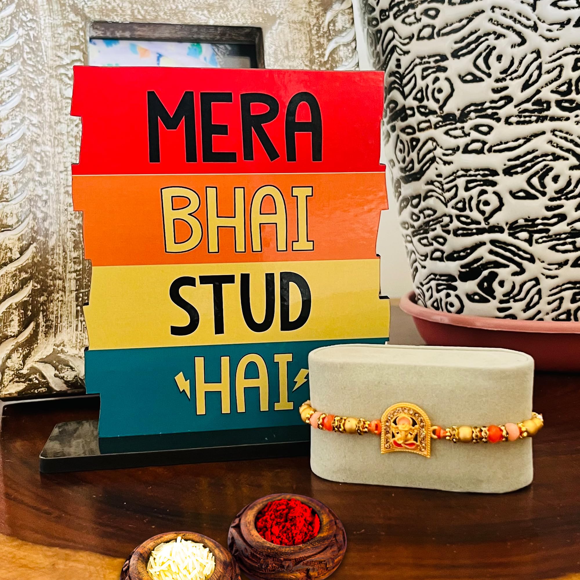 See full amazon price history chart for RAG28 Rakhi for brother with Study Office Table Decor Showpiece Quote, Size: 6X6 Inches - RA2 RAG28 Rakhi for brother with Study Office Table Decor Showpiece Quote, Size: 6X6 Inches - RA2 (B0D8TRGRH3) Amazon Price History, Amazon Price Tracker
