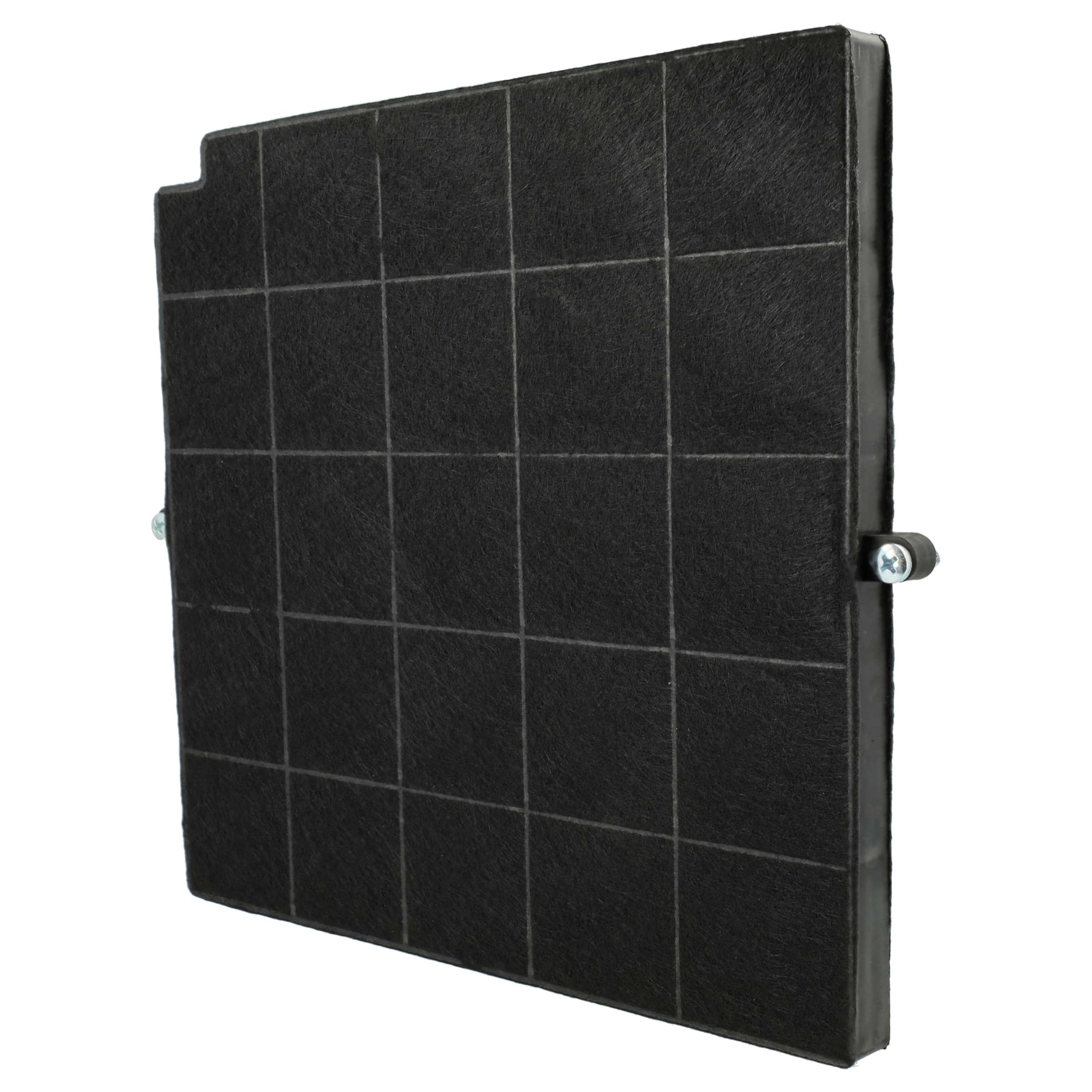 vhbw 4x filtro de carbón activado compatible con Arthur Martin INSIDE | INSIDE 120, INSIDE120, INSIDE90 campanas cocina - 26,5 x 25,8 x 1,8 cm