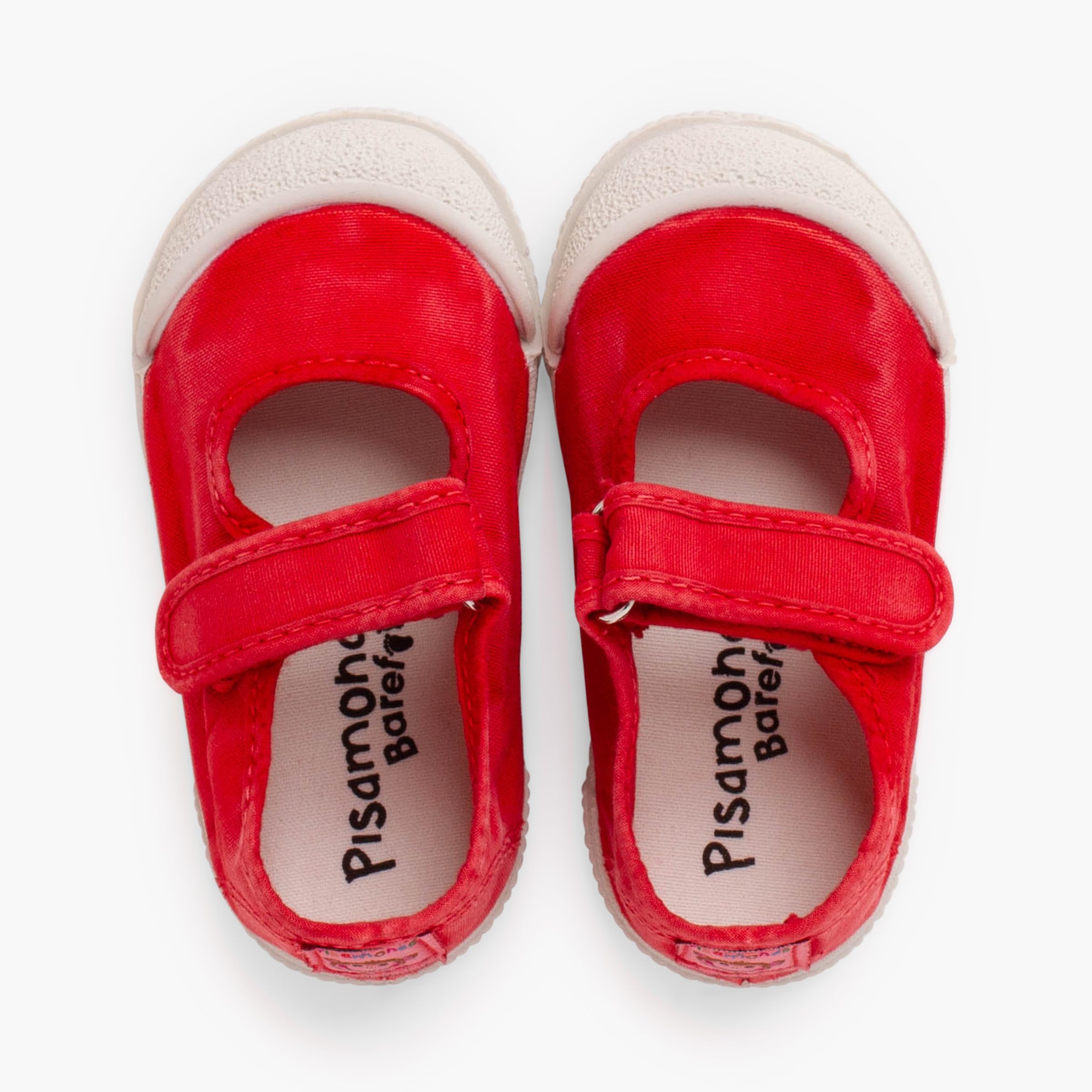 Pisamonas Ballerine con Cinturino Barefoot in Tela Lavata