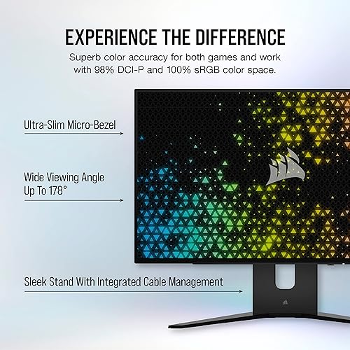 Miniatura 5 de Corsair XENEON 27QHD240 Monitor OLED para juegos de 27 pulgadas - 2560 x 1440, 240Hz, 0.03ms, compatible con NVIDIA G-SYNC, AMD FreeSync Premium,