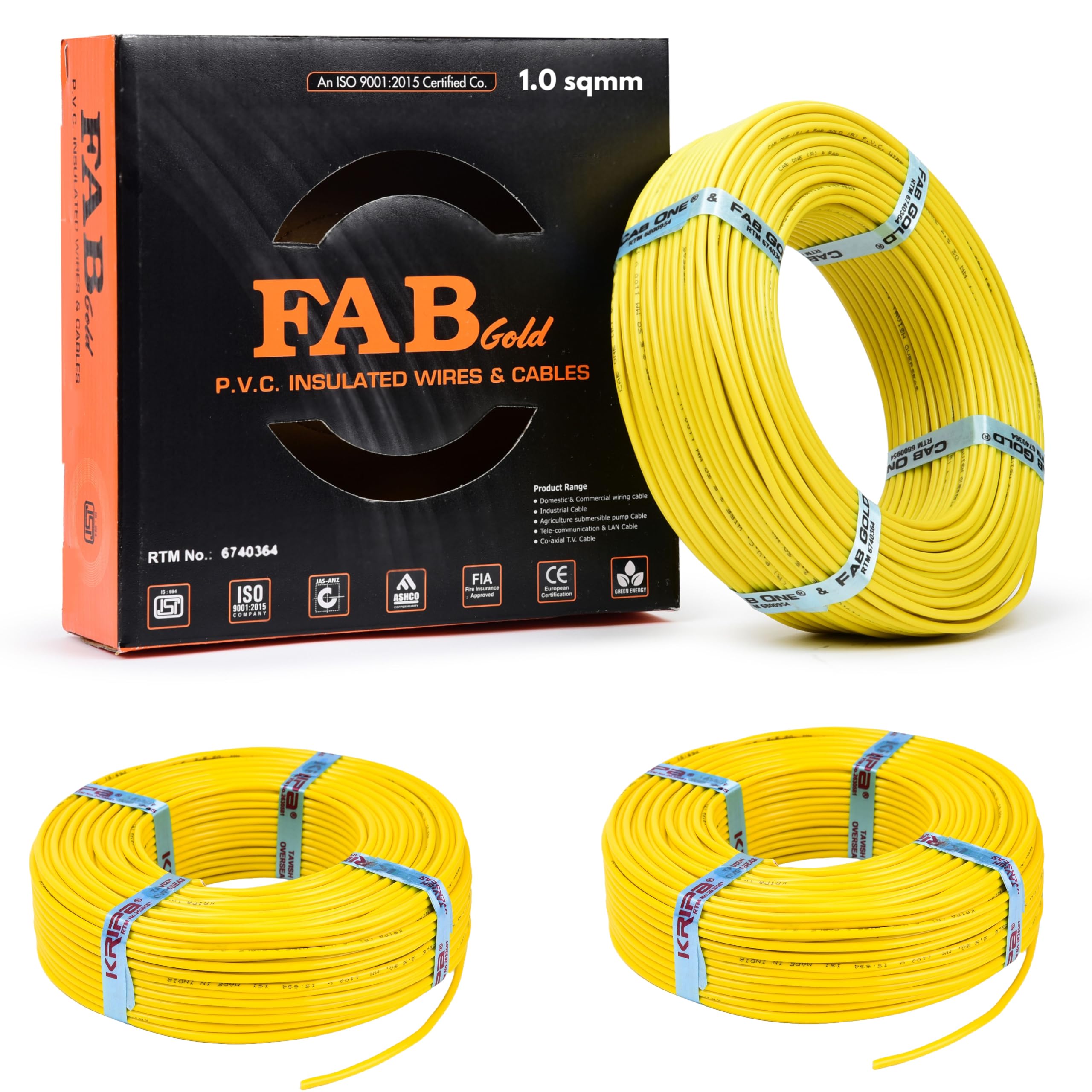 KRIPA 90M FR PVC Copper Wire Cable -29