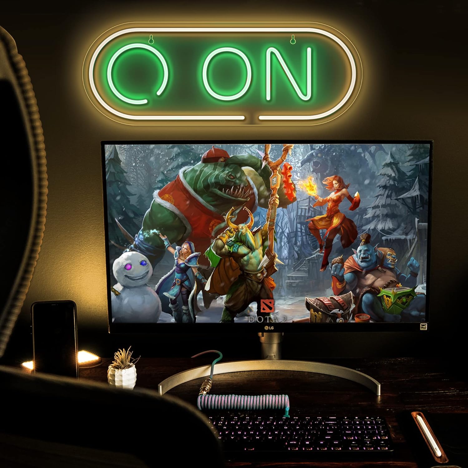 Lumoonosity Follow Me Neon Sign - USB Powered Follow Me Neon Lights for Streamers/Influencers/Gamers – Blue&Pink Led Signs for Wall, Bedroom, Game Room Decor – Live Streaming Neon Signs - 16.5 * 4.7-inch