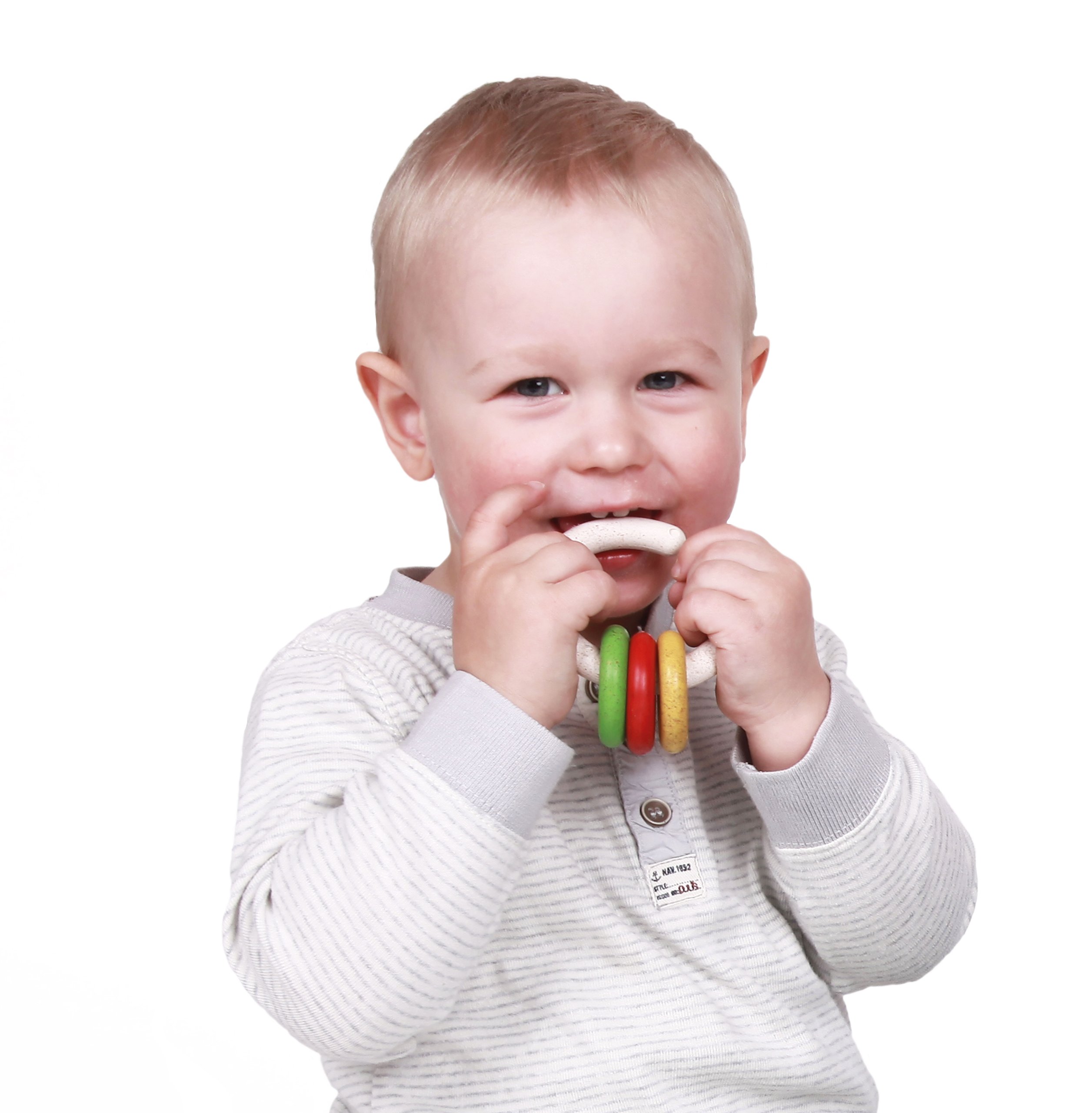 Eitech Anbac Rasselring Für Babys – Bunt, Ca. 8 Cm, Antibakteriell