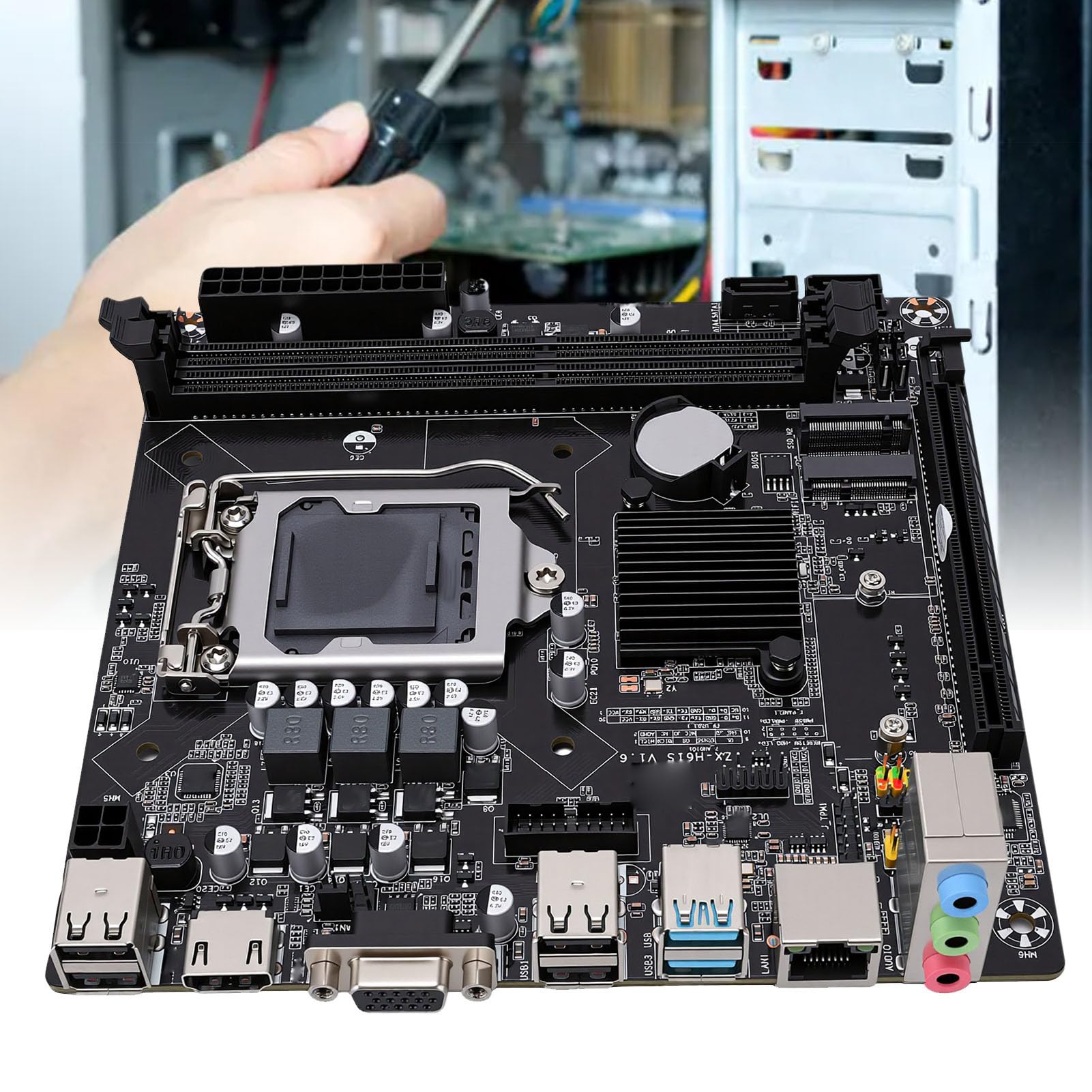 Tangxi B75S Gaming-Motherboard LGA 1155, ITX DDR3 mit M.2 NVMe-Unterstützung