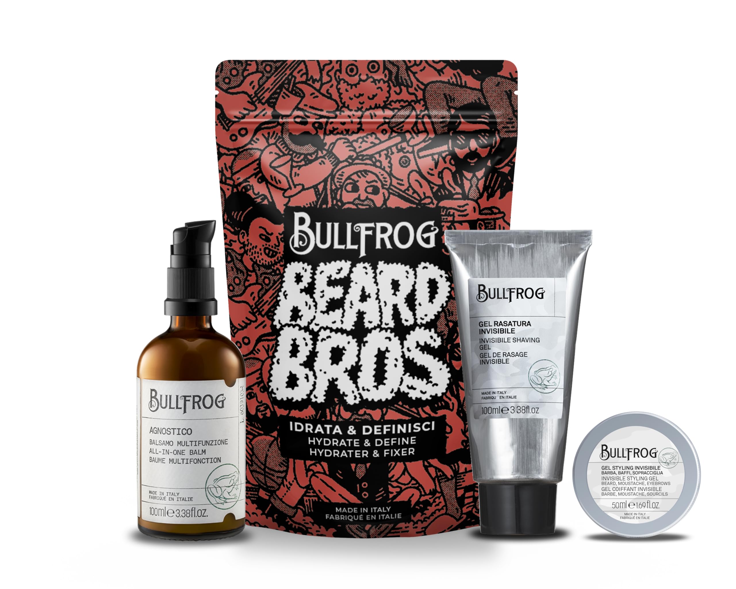 Bullfrog Kit Beard Bros: Idrata & Definisci
