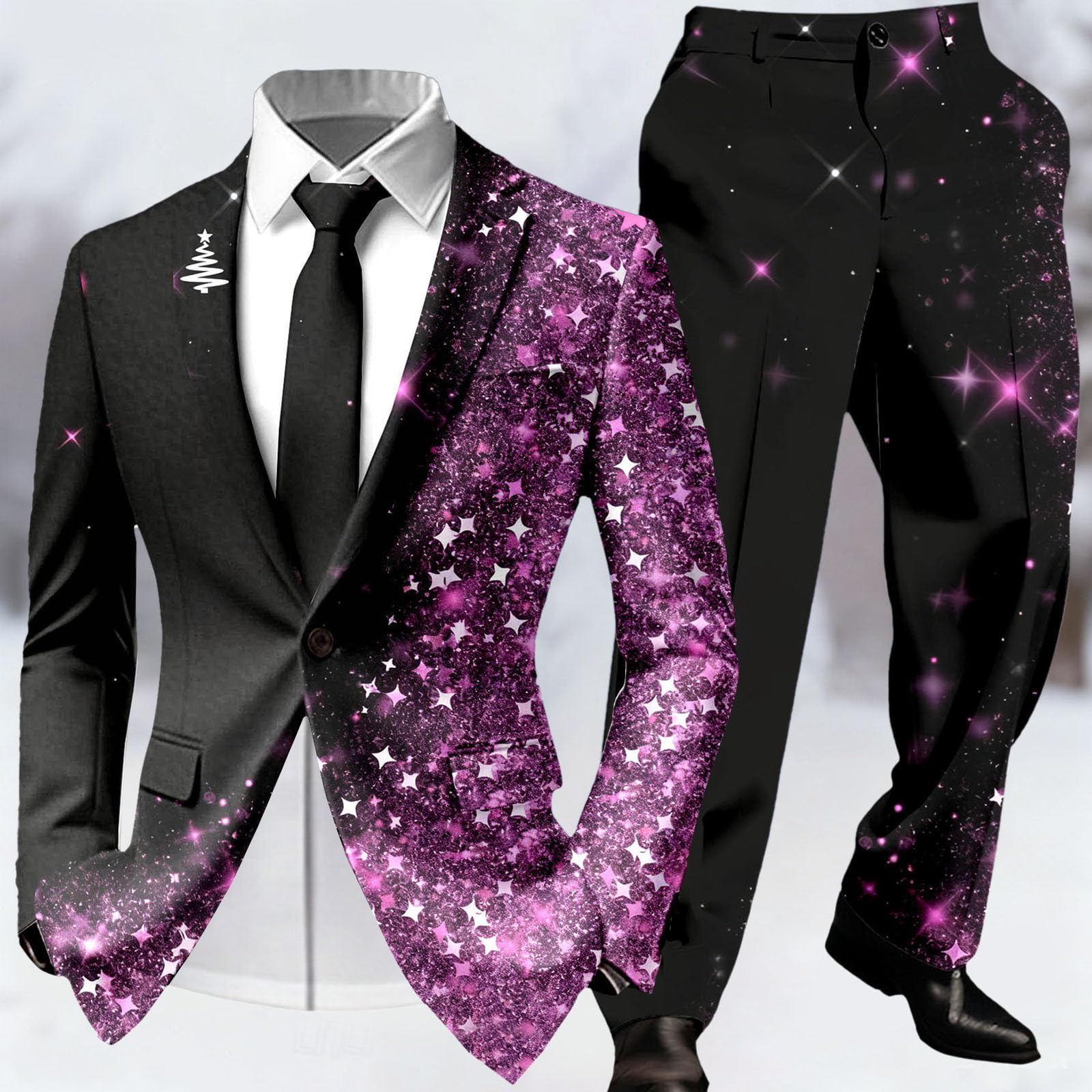 Générique Set da uomo 2 pezzi cotone Tuta top e pantaloni set sportivo con vita regolabile e tasche A55