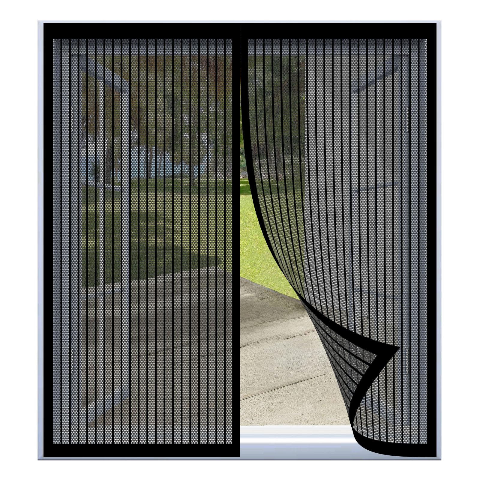 Yuanwan Black Fly Screens For Window Nets 79 X 127 Cm Easy Installation No Drilling Or Screwing Fly Bug Mosquito Mesh For Windows Nets To Keep Bugs Out,