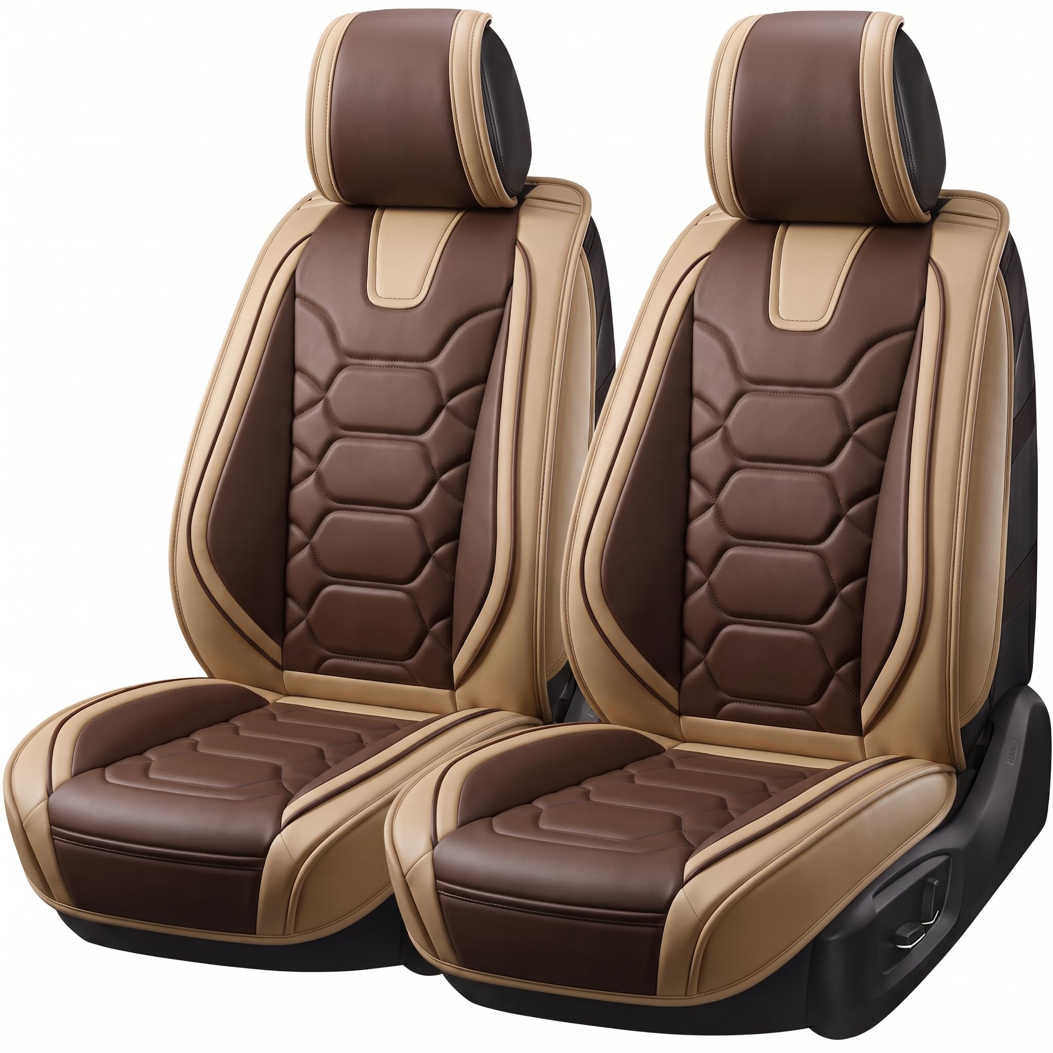 OASIS AUTO Car Seat Covers Full Set, Waterproof Faux Leather Seat Covers for Cars Universal Fit for SUV, Truck, Sedan, Black Premium Car Seat Protector with Front & Back Cushions — Amazon image 14