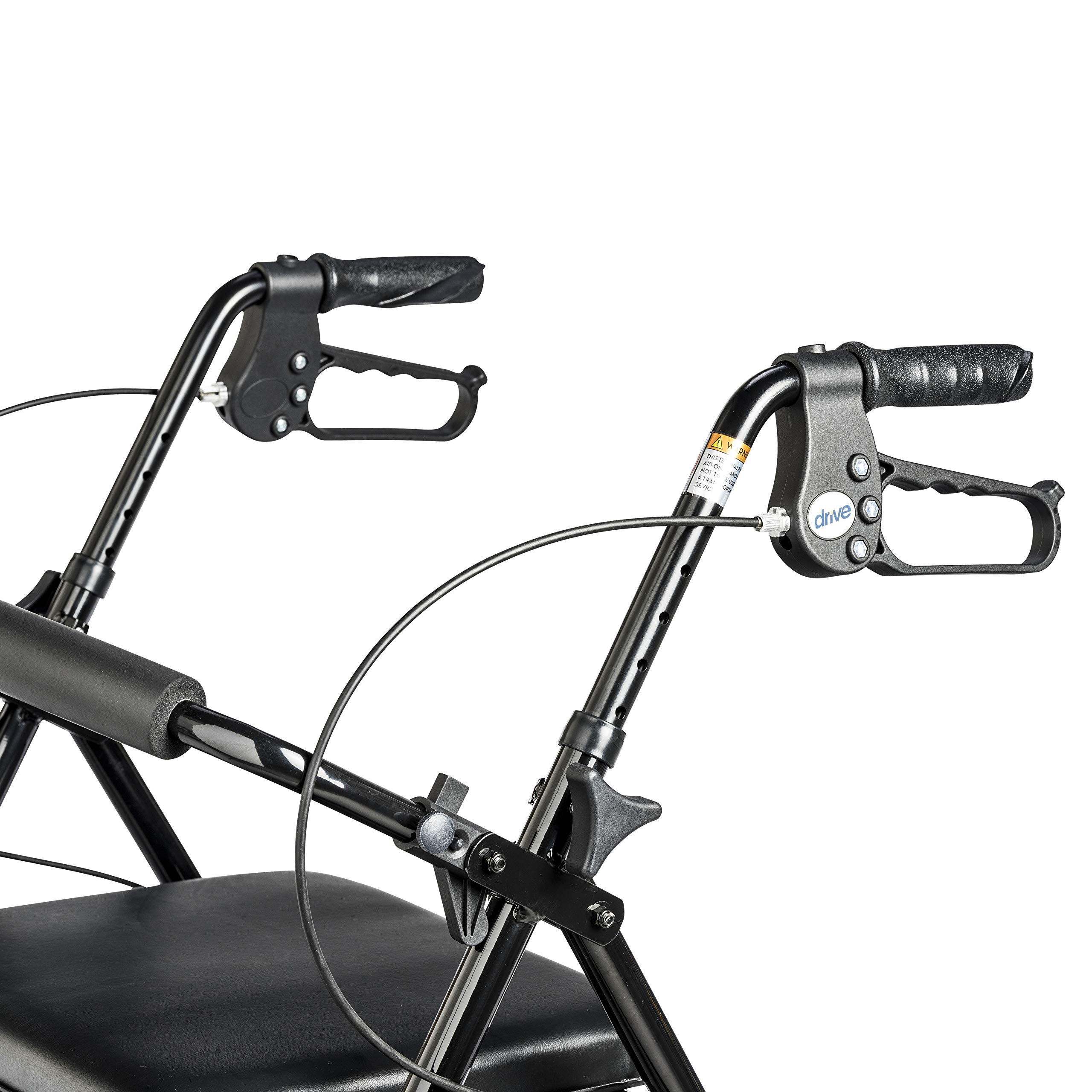 Drive Medical R726BK Foldable Rollator Walker with Seat, Black Buy