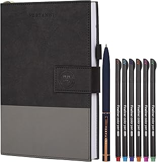 VERTANNI Daily Planner - A5 Undated Daily, Weekly, Monthly Planner for 6 Months - Increase Productivity and Time Management - Organizer Notebook for Personal or Career Objectives - Boost Performance and Focus