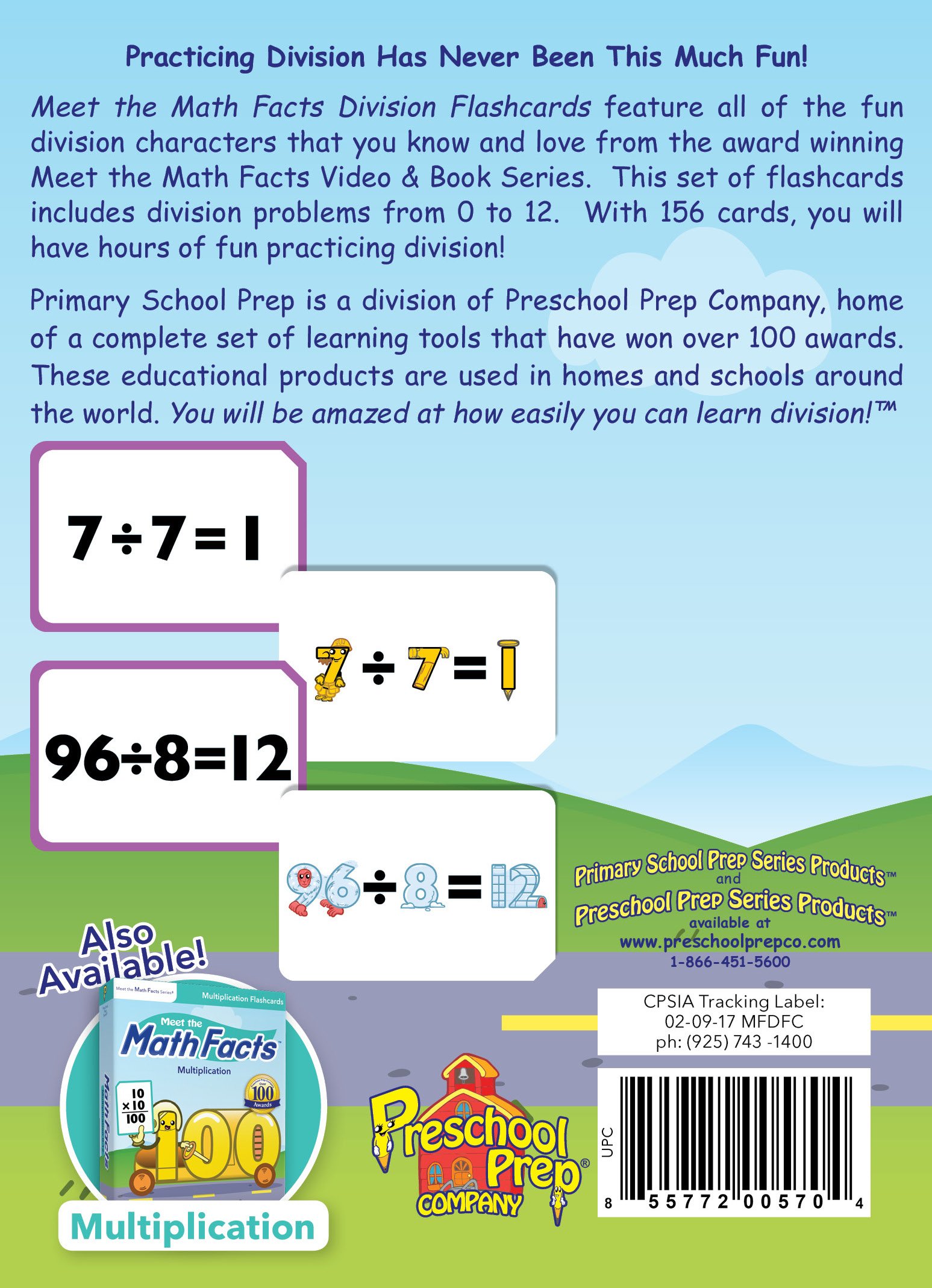 Meet The Math Facts: Division Flashcards - Image 2
