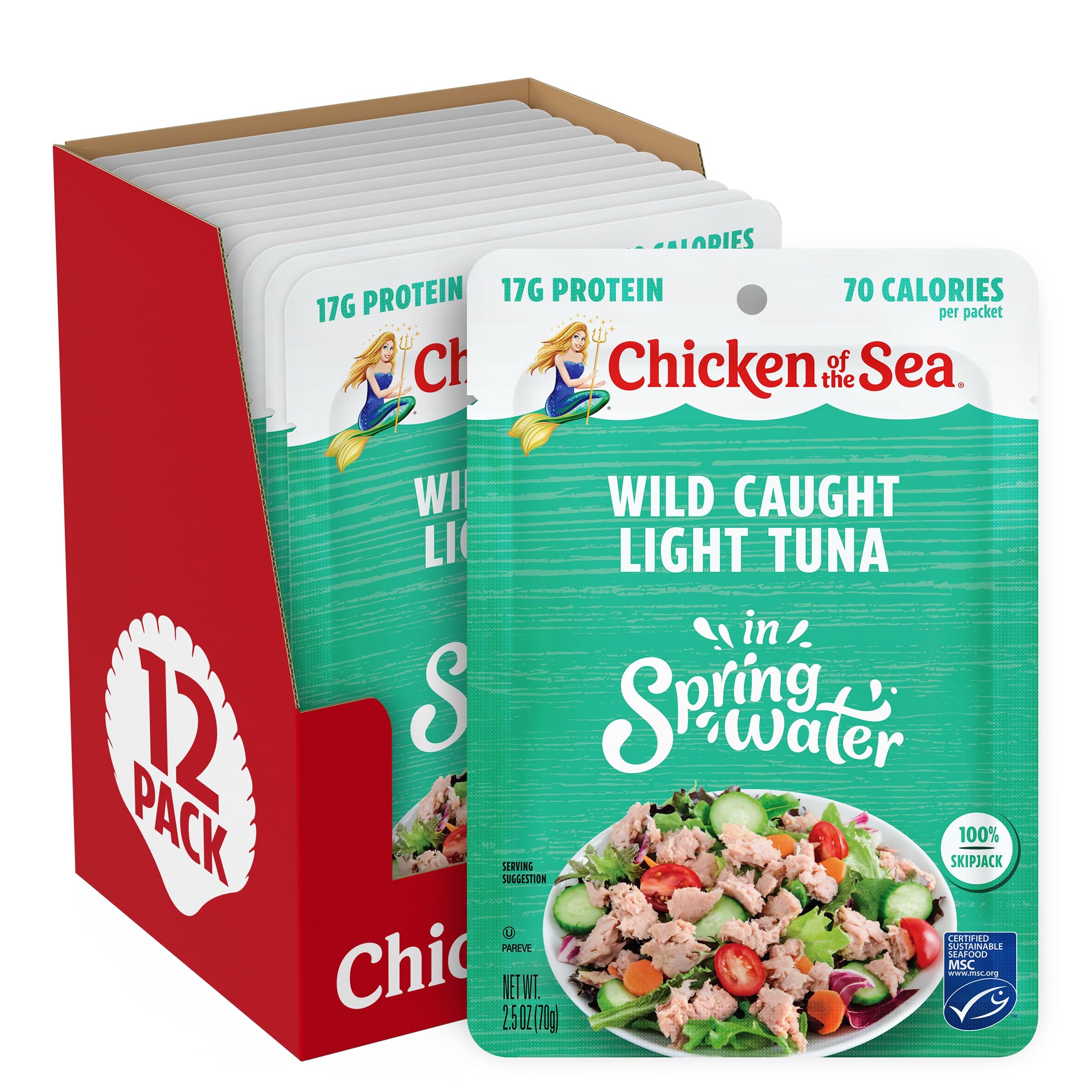 Chicken of the Sea Skipjack Packets